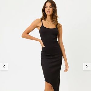 Frankie's Bikinis Black Maxi Dress